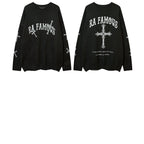 Retro Tide Brand Dark Sweater for Street Style