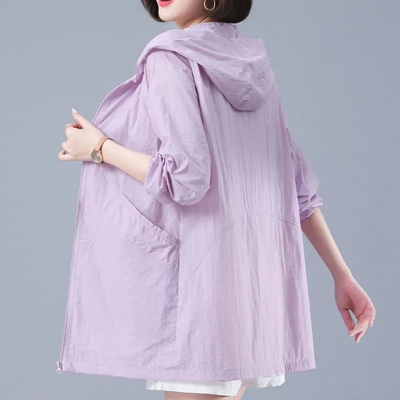 2023 Women's Loose Long Jacket for Spring and Autumn