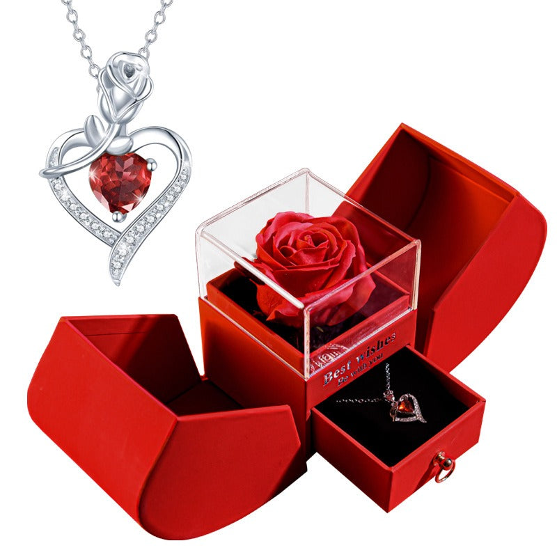 Christmas Jewelry Box Necklace Gift Set