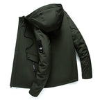 Men's Casual Loose Sports Hooded Jacket