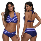 Women's Striped Push-Up Bikini