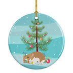 Turkish Hamster Merry Christmas Ceramic Ornament