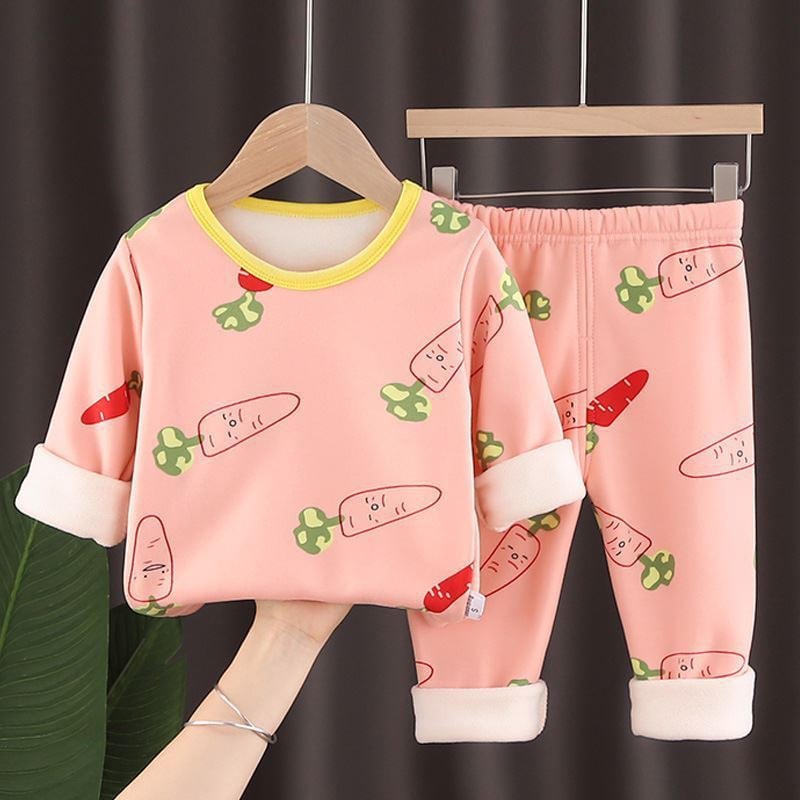 All-in-One Thick Thermal Fleece Suit for Boys