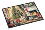 Norwegian Elkhound Cozy Christmas Doormat