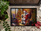Havanese and Santa Claus Doormat