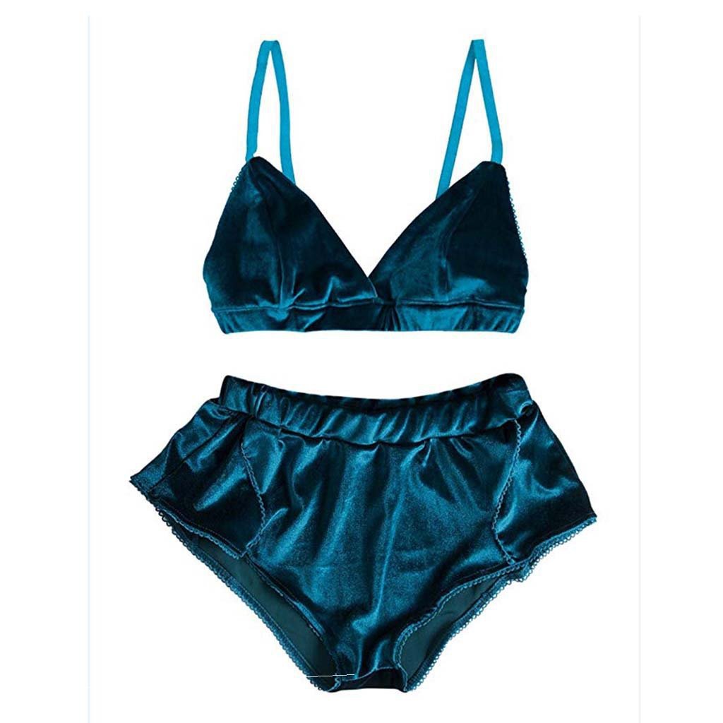 Women's Satin Cami and Lace-Trim Shorts Lingerie Set