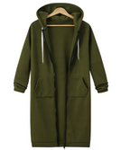 Women's Long Hooded Jacket