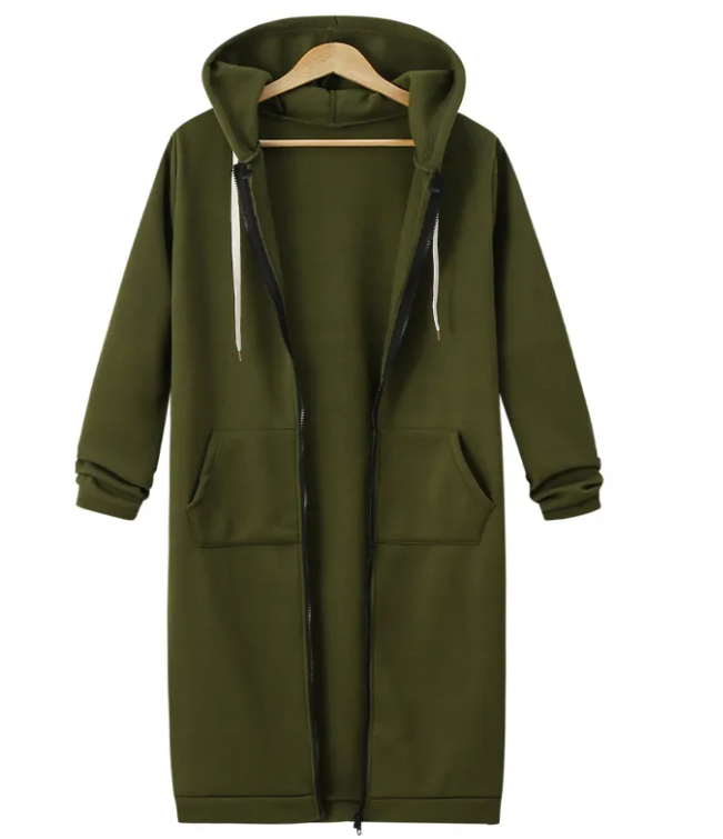 Women's Long Hooded Jacket