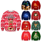 3D Digital Printed Christmas Hoodie | Streetwear