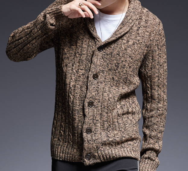 Fiorinni Men's Pima Cotton Cardigan (One Piece)