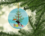 Toucan Merry Christmas Ceramic Ornament