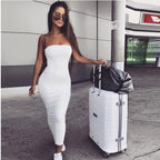 Strapless Wrap Dress, Bustier Style Dress