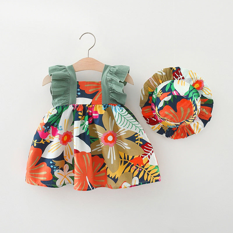 New Summer Girls' Small Flower Dress