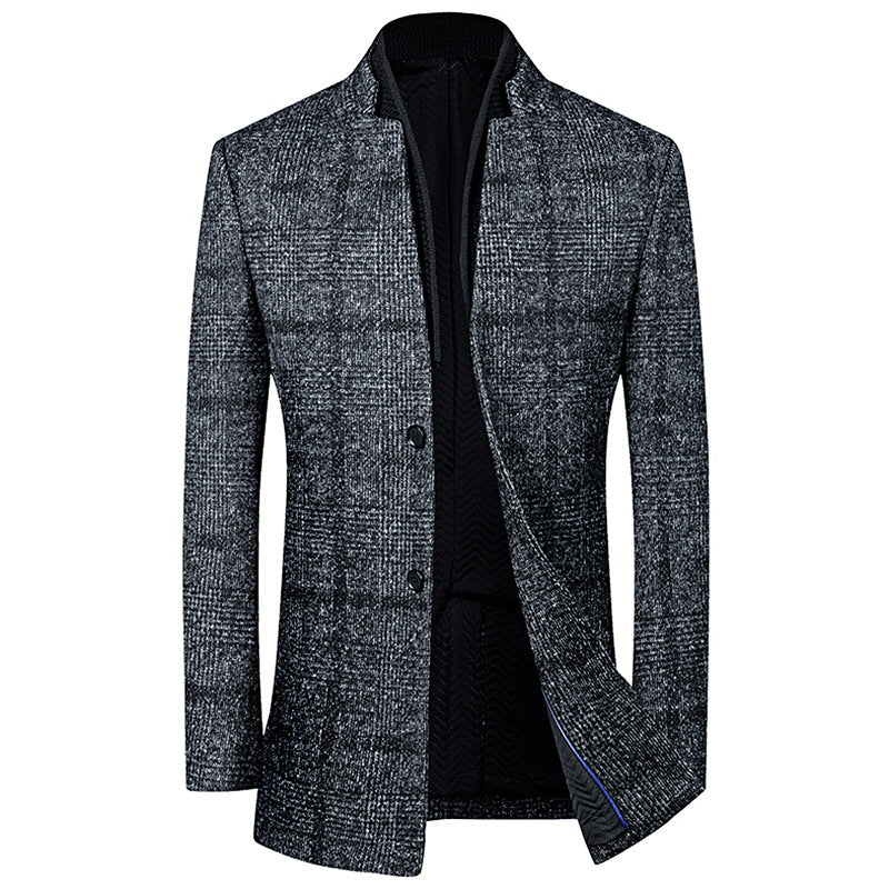 Heavy Plaid Coat