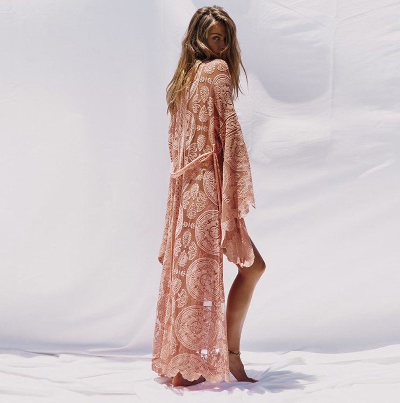 Lace Cardigan, Beach Dress, Sun Protection Cover-up