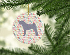 Shar Pei #1 Merry Christmas Ceramic Ornament