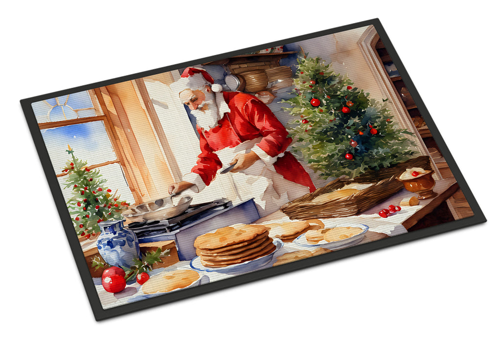 Cookies with Santa Claus Babbo Natale Doormat