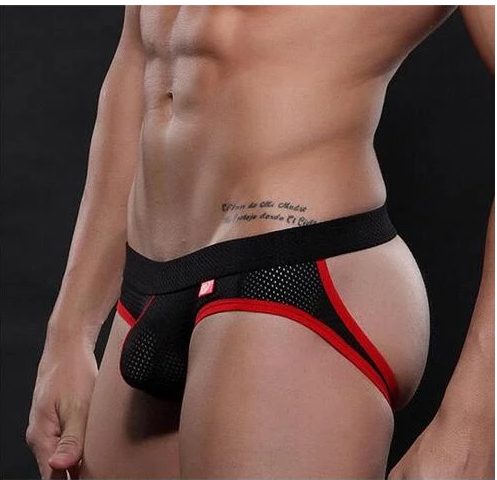 Breathable T-Back Panties with Mesh Design (Two Pack)