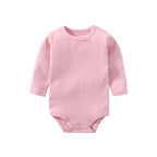 DANROL Baby Long Sleeve Cotton Bodysuit (Solid Color)