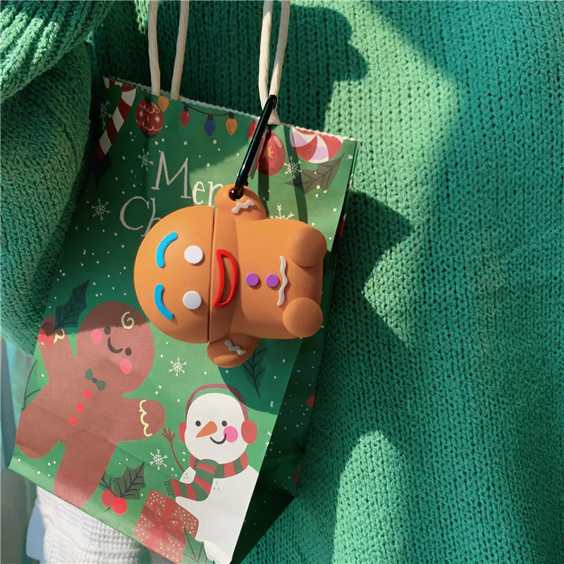 Gingerbread Man AirPods Silicone Case for Women | Accessory