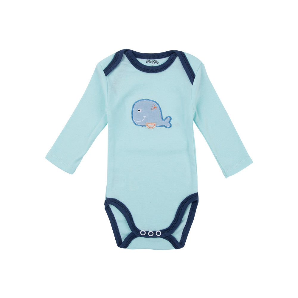 Cotton Embroidered Baby Bodysuit 5-Piece Set