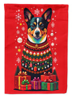Lancashire Heeler Holiday Christmas Garden Flag