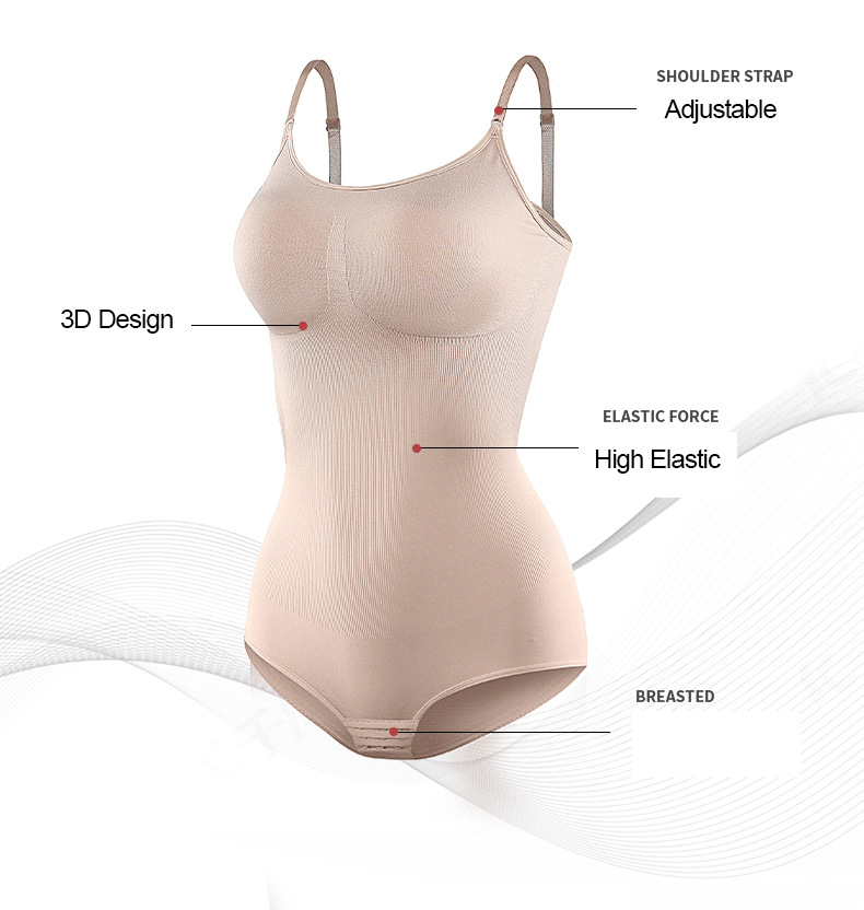 Women's Shaping Bodysuit with Adjustable Straps