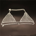 Rhinestone Thong Waist Body Chain