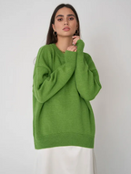 Loose Crew Neck Sweatshirt for Women | Streetwear