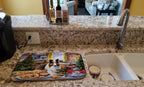 Sheltie Christmas Cookies Dish Drying Mat