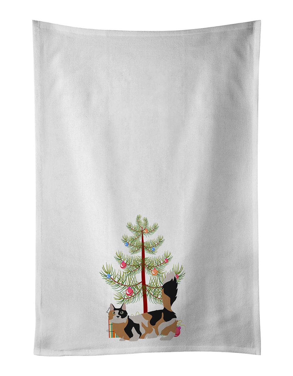 Munchkin Cat Christmas Kitchen Towel Set of 2