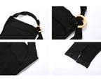 Stylish Backless Bodysuit with Adjustable Straps