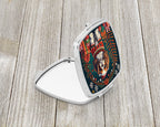 Cavalier King Charles Spaniel Christmas Compact Mirror