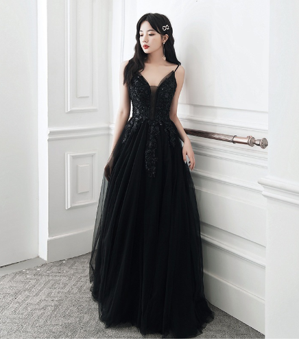 Spaghetti Strap Long Dresses for Women's Evening Events