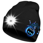 Illuminated Knit Hat | Embroidered Cap