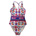 2022 Women's Fashion Swimwear with Back Tie Design