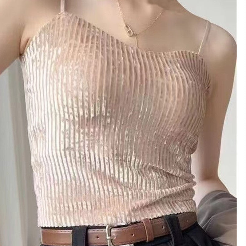 Velvet Padded Camisole Bralette