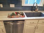 Keeshond Christmas Cookies Dish Drying Mat