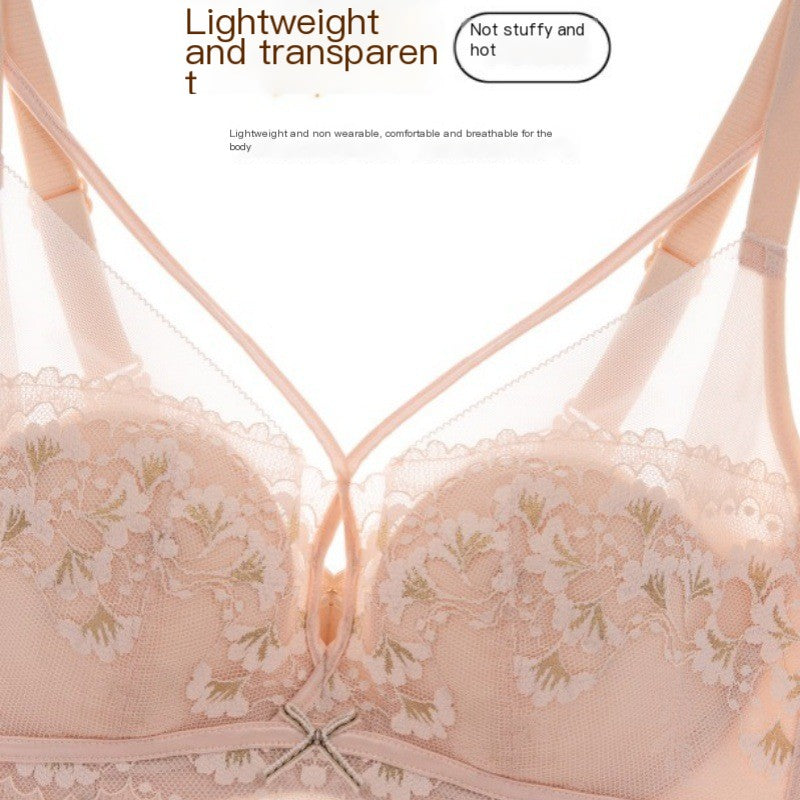 Mango Cup Summer Lightweight Lace Bralette for Women