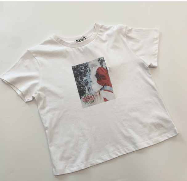 Christmas Tree Print T-Shirt for Women (Autumn/Winter) | Streetwear
