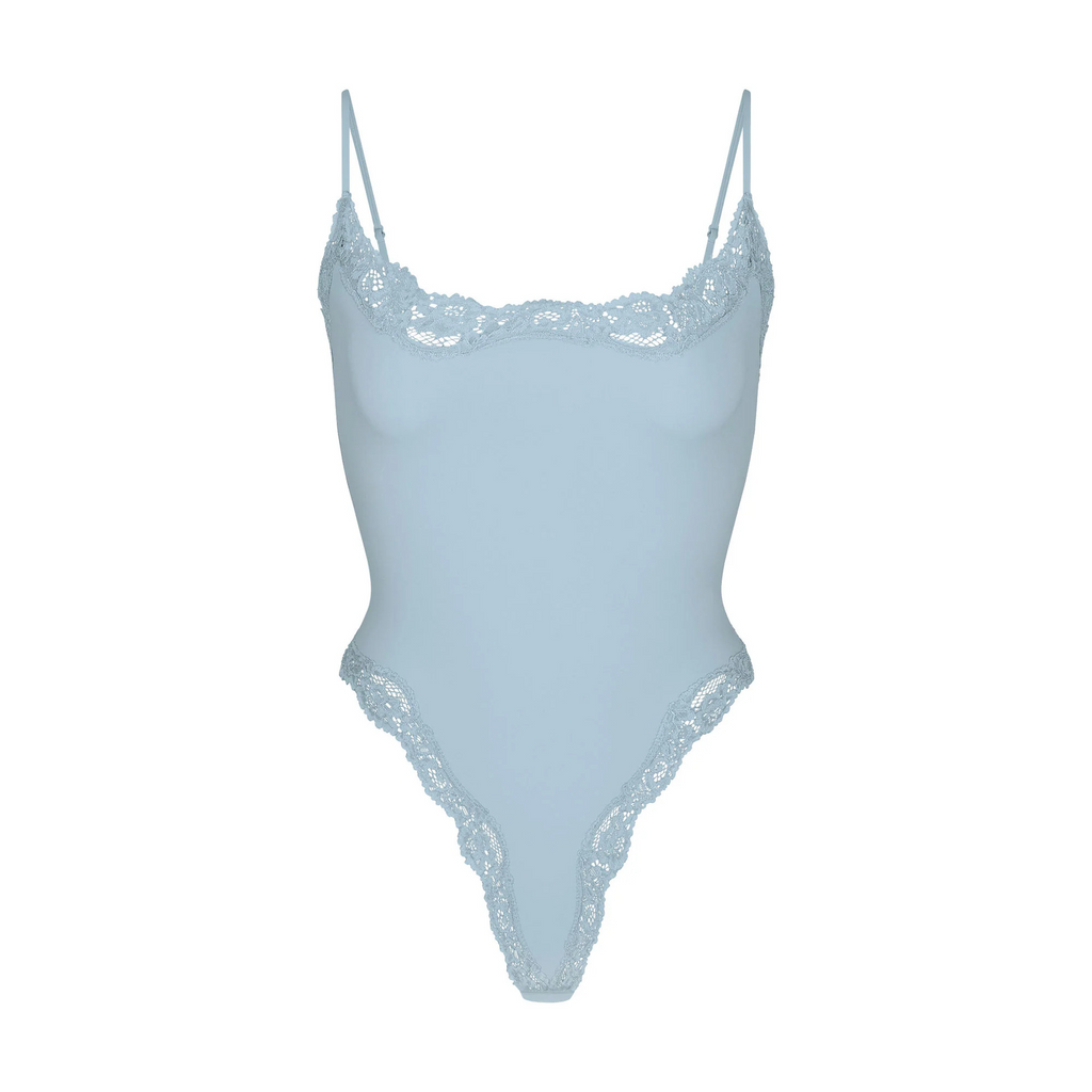 Strappy Lace One-Piece Open Crotch Bodysuit – Comfortable Lingerie