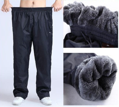 Men's Fleece Windproof Outdoor Sports Storm Pants