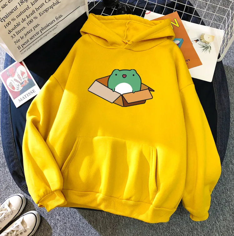 Womens Simple Long Sleeved Hoodie | Streetwear