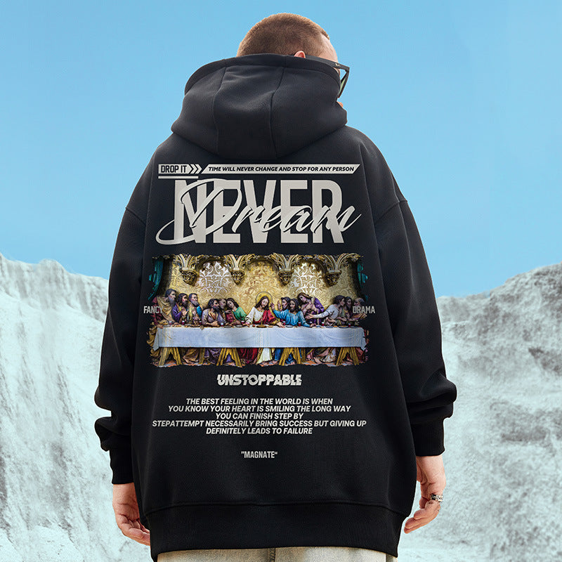 Custom Printed Plus Size Hoodie for Advertising | Streetwear