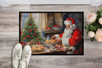 Cookies with Santa Claus Doormat