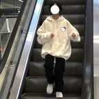 Y2K Women's Hoodie with Cute Sanrio Hello Kitty Print | Streetwear