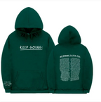 "Women’s Letter Print Hooded Sweatshirt with Drawstring, Pockets, and Long Sleeves – Stylish Sports Hoodie" | Streetwear