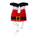 Pet Christmas Costume - Cute Fleece Hat for Small Dogs | Embroidered Cap