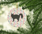 Nebelung #3 Cat Christmas Ceramic Ornament