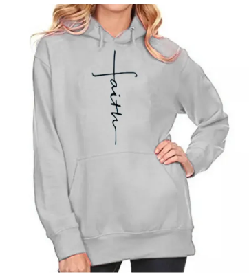 Faith Printed Hoodie | Streetwear